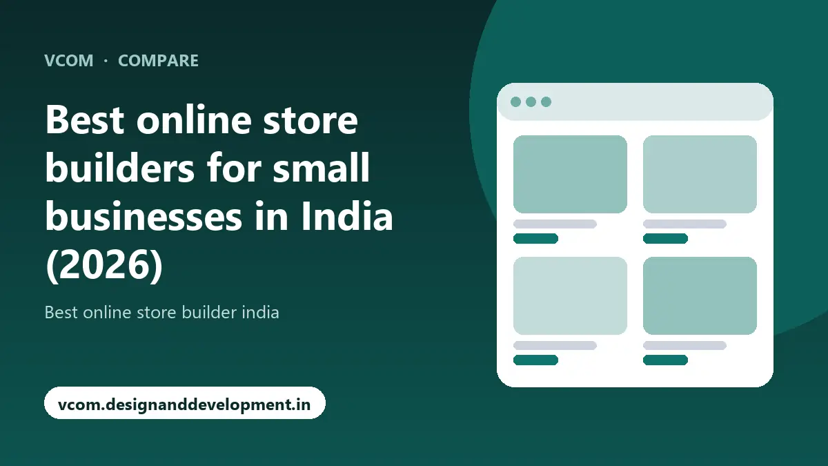 Best online store builders for small businesses in India (2026)
